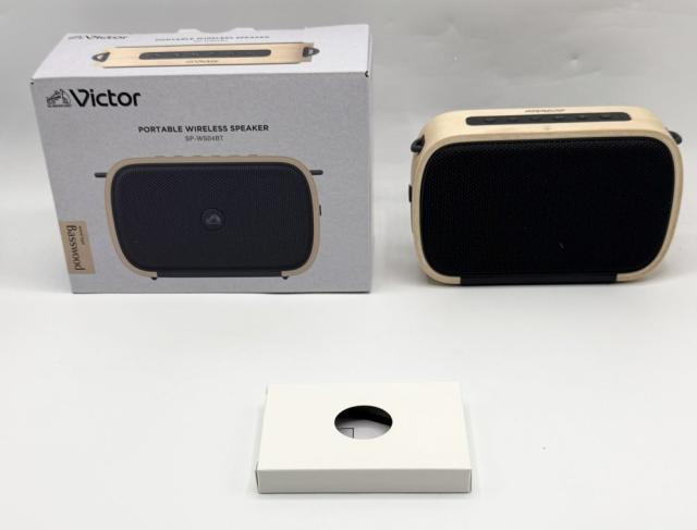 【中古 動作確認済】 JVCケンウッド Victor SP-WS04BT-C Bluetooth スピーカー ウッドデザイン バスウッド