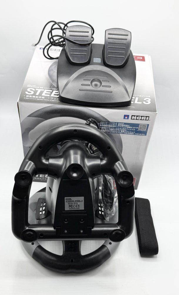 【中古 動作確認済】 HORI ステアリングホイール3
