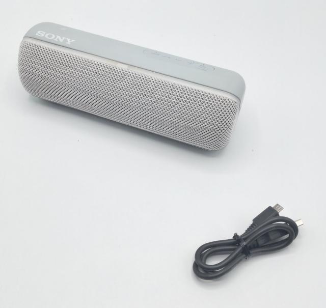 中古 ソニー ワイヤレスポータブルスピーカー SRS-XB22 グレー_2
