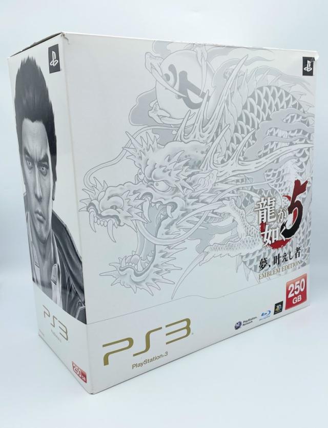 中古 PlayStation 3 250GB 龍が如く5 EMBLEM EDITION