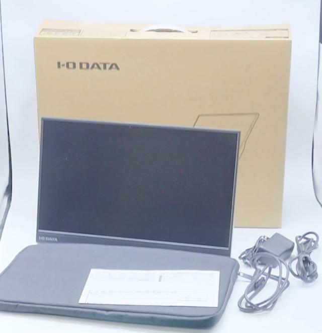 中古 IODATA LCD-CF161XDB-M 15.6型 1920×1080 Type-C ブラック モバイルディスプレイ