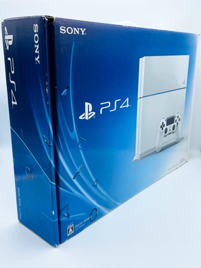 【中古 動作確認済】PlayStation4 グレイシャー・ホワイト 500GB (CUH1100AB02)