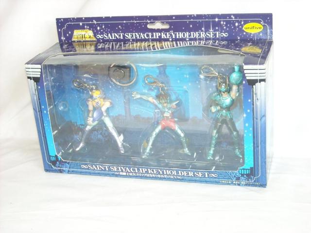 聖闘士星矢クリップ付きキーホルダーSET