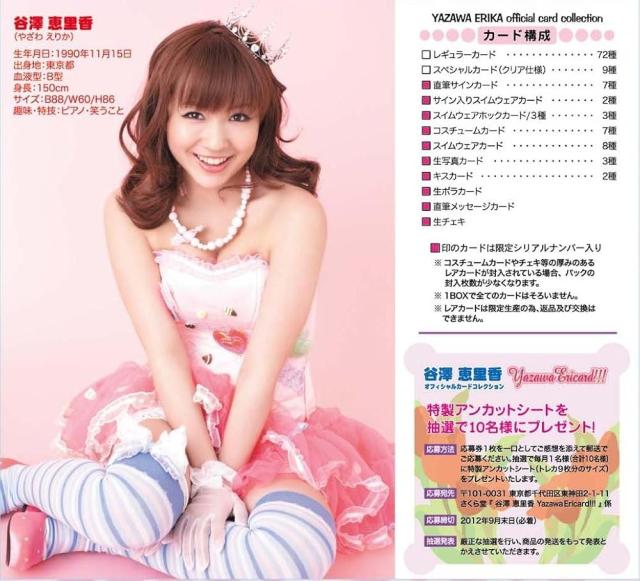 谷澤恵里香 オフィシャルカードコレクション YazawaEricard!!! BOX_1