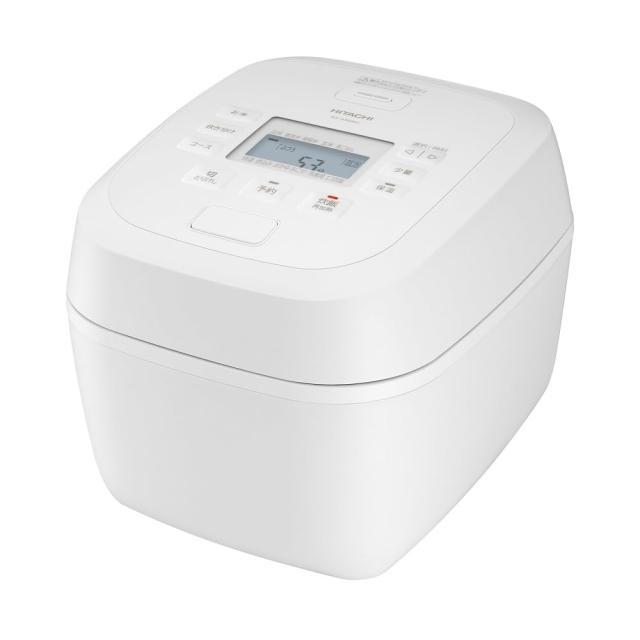 日立 炊飯器 5.5合 圧力 IH 日本製 蒸気セーブ RZ-A100HJ W フロストホワイト 黒厚鉄釜新生活 一人暮らし ふた加熱板 食洗機対応
