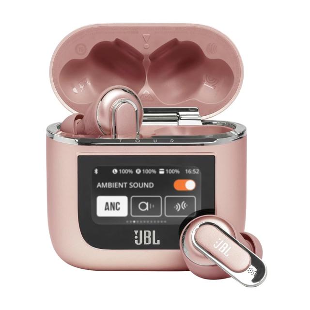 JBL TOUR PRO 2 完全ワイヤレスイヤホン/IPX5/Bluetooth対応/スマートタッチディスプレイ搭載/聴色 ゆるしいろ