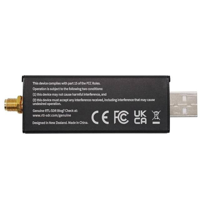 RTL-SDR Blog V3 R860 RTL2832U 1PPM TCXO SMA ソフトウェア デファインド ラジオ (ドングルのみ) (ブラック)_2