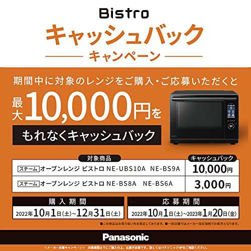 ５年保証付き(自然故障)】パナソニック ビストロ スチーム