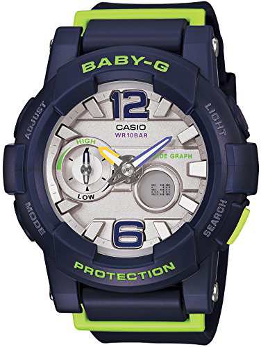 カシオ 腕時計 ベビージー Gライド タイドグラフ搭載 Bga 180 2bjf ブルーの通販はau Pay マーケット No 9 Store