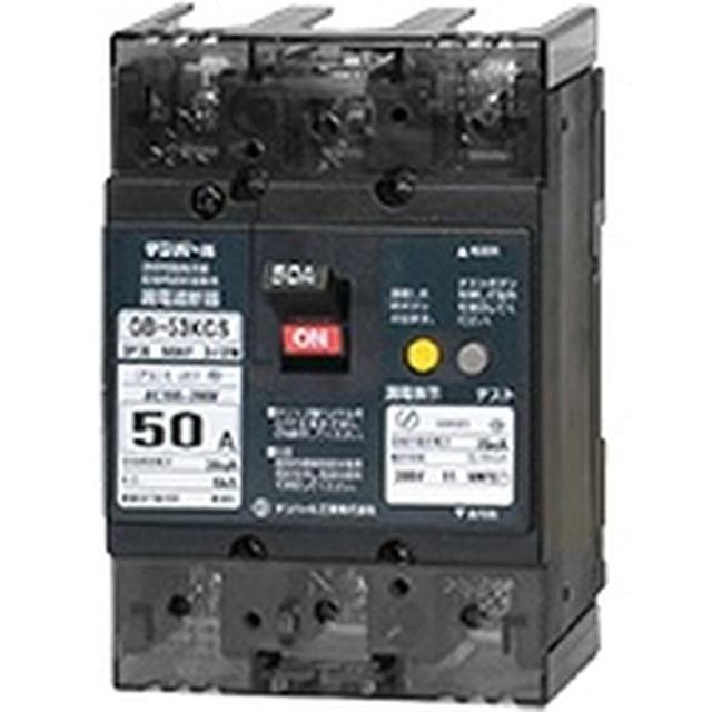 テンパール工業 太陽光発電システム漏電遮断器 40A 100MA 53KCS40100