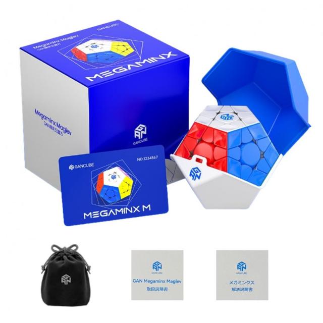 日本語攻略法＆説明書のQRコード付き 安心の保証付き 正規販売店 GAN Megaminx Maglev Frosted メガミンクス マグレブ フロステッド ステッカーレス 立体パズルの通販は 7,743円