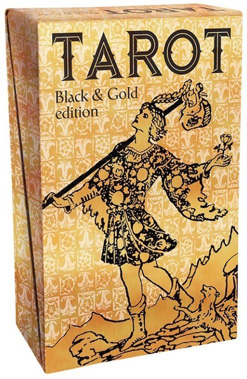 タロットカード Lo Scarabeo 正規販売店 タロット ブラック ＆ ゴールド エディション Tarot: Black & Gold Edition タロット 占いの通販は 5,382円