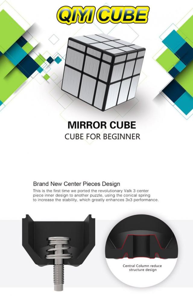 安心の保証付き 正規販売店 QiYi Mirror Cube Gold ミラー