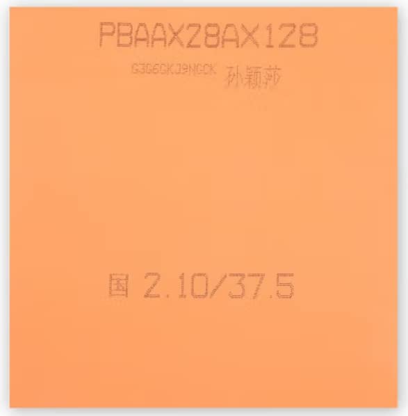 紅双喜(DHS) 明星国狂（ナショナルチーム選手用キョウヒョウ） 本物保証 説明書付き Hurricane (孫穎莎 バック 赤 オレンジスポンジ 2.1mm 37.5度)  国狂3