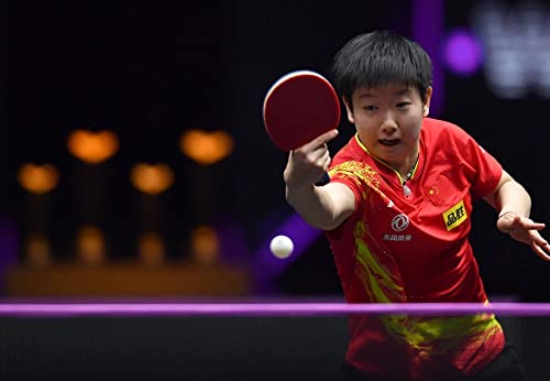 紅双喜(DHS) 明星国狂（ナショナルチーム選手用キョウヒョウ） 本物保証 説明書付き Hurricane (孫穎莎 バック 赤 オレンジスポンジ 2.1mm 37.5度)  国狂3