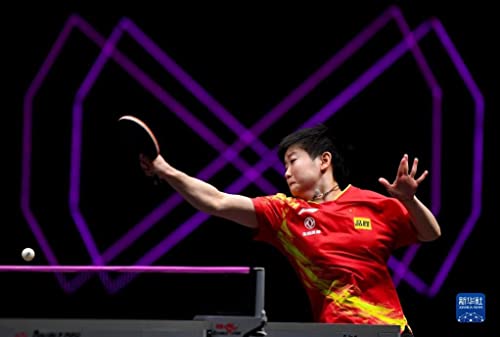 紅双喜(DHS) 明星国狂（ナショナルチーム選手用キョウヒョウ） 本物保証 説明書付き Hurricane (孫穎莎 フォア 黒 ブルースポンジ 2.1mm 41度) 国狂3