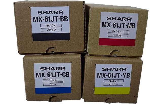 シャープ MX-61JT-BB/CB/MB/YB 4色セット 純正品