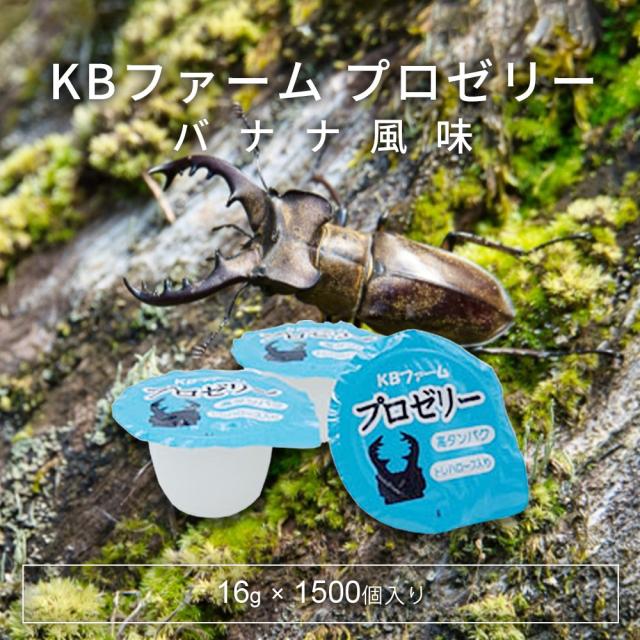 【送料無料】 KBファーム プロゼリー 16ｇ 1500個 純国産 昆虫ゼリー 送料無料】 KBファーム プロゼリー 16g 1500個 純国産 昆虫ゼリー