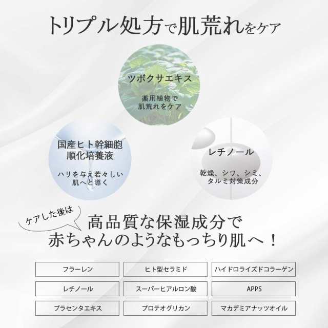 日本製】リシェル 超保湿 シカクリーム ヒト幹細胞培養液 ツボクサエキス レチノール EGF フラーレン セラミド プラセンタ APPS  無添の通販はau PAY マーケット - ネクサスオンライン