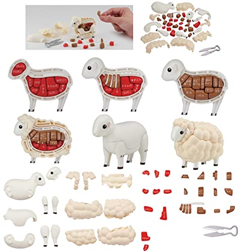 メガハウス 解体パズル 【フルセット】 ウシ解体パズル ＆ 黒豚パズル ＆ 焼き鳥パズル ＆ 本マグロ ＆ ジンギスカン ＆ キングサーモン ＆ トラフグ_4