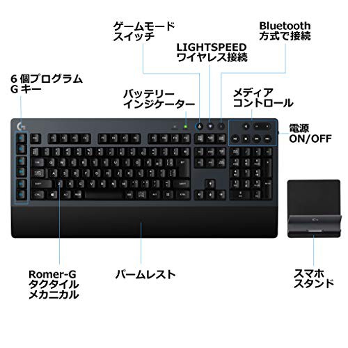 在庫あり Logicool G ゲーミングキーボード ワイヤレス 無線 G613の通販はau Pay マーケット クラウンmarket