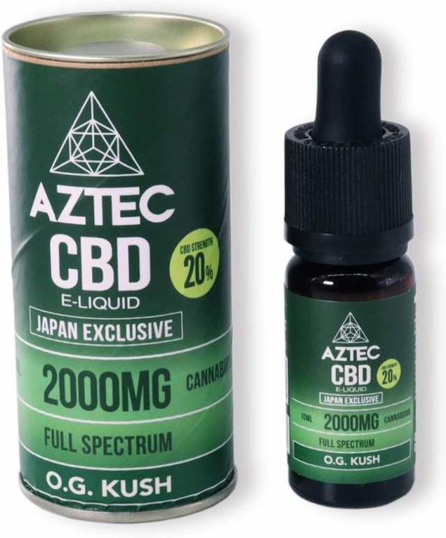 CBD ［AZTEC CBD］ CBD リキッド フルスペクトラム CBD20% (オージークッシュ)　2000MG 2000mg A5