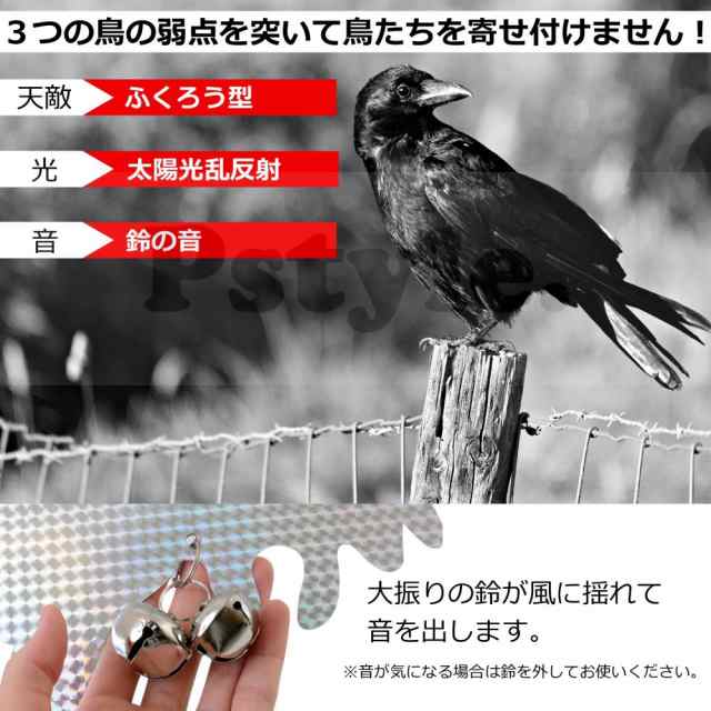 Pstyle 鳩よけ 鳥よけ カラスよけ からす撃退 カラス対策 2個セット Pst 011の通販はau Pay マーケット ピースタイル