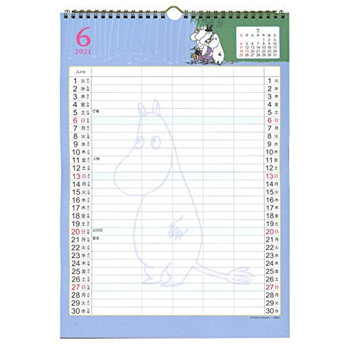 学研ステイフル 21年 ムーミン カレンダー 壁掛け ファミリー Mの通販はau Pay マーケット くらしの実