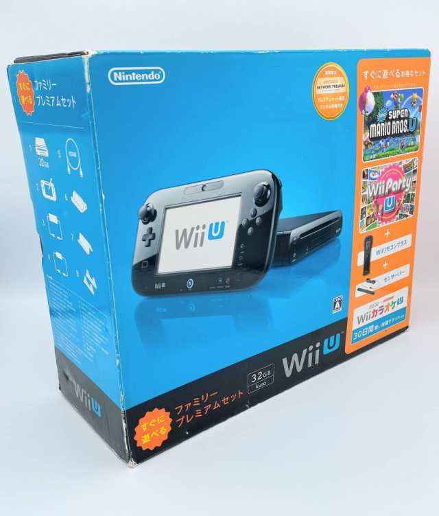 中古 Wii U すぐに遊べるファミリープレミアムセット(クロ) 【メーカー生産終了】 [video game]｜au PAY マーケット