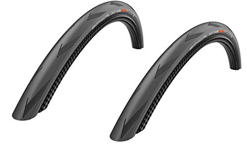 2本セット SCHWALBE PRO ONE ADDIX Race クリンチャー シュワルベプロワン 700c (700×23c, ブラック) [並行輸入品]