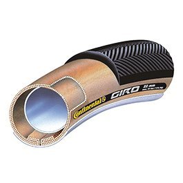 CONTINENTAL GIRO(ジロ) チューブラータイヤ 28x22mm 700 x 22C ブラック&ブラウン [並行輸入品]の通販は 5,490円