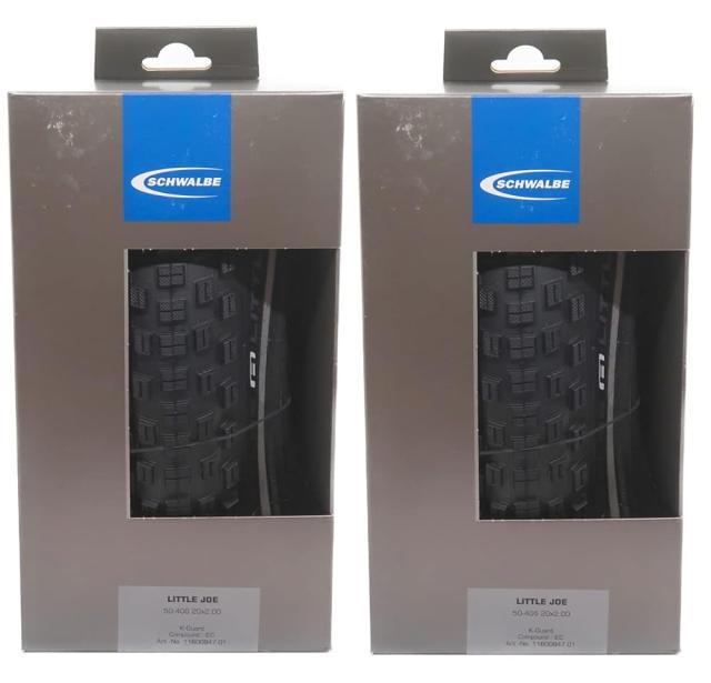 2本セット SCHWALBE(シュワルベ) LITTLE JOE 20インチタイヤ 406 クリンチャー フォールディングタイヤ Black Reflex (20x2.00) [並行輸入品]_1