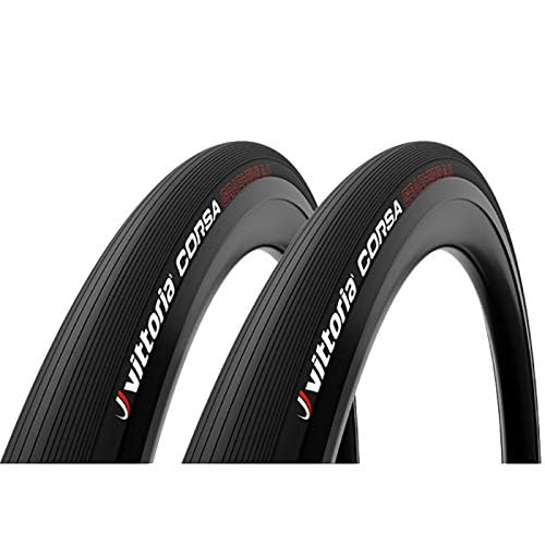 2本セット Vittoria CORSA コルサ G2.0 クリンチャータイヤ 700c ヴィットリア Clincher Tire [並行輸入品]