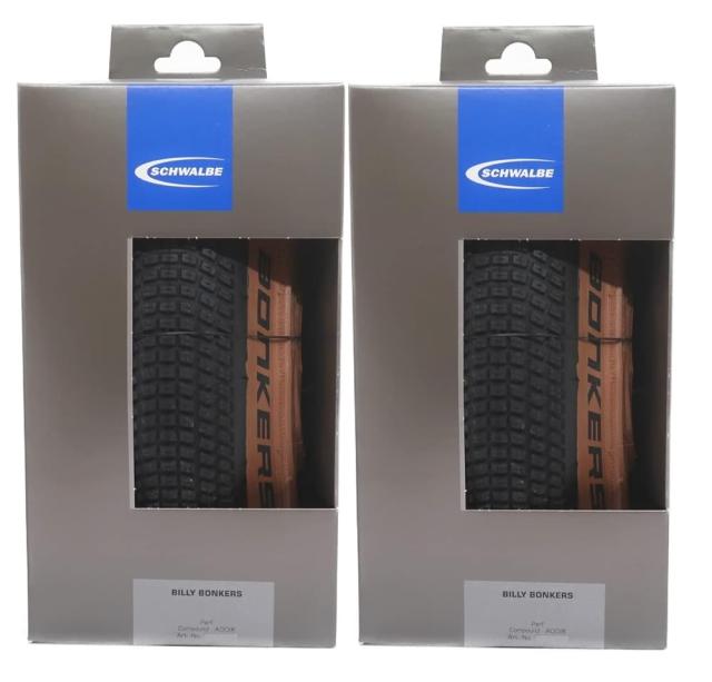 2本セット SCHWALBE(シュワルベ) BILLY BONKERS 18x2.00(50-355) ADDIX フォールディング Folding (ブロンズ・サイドウォール) [並行輸入品]