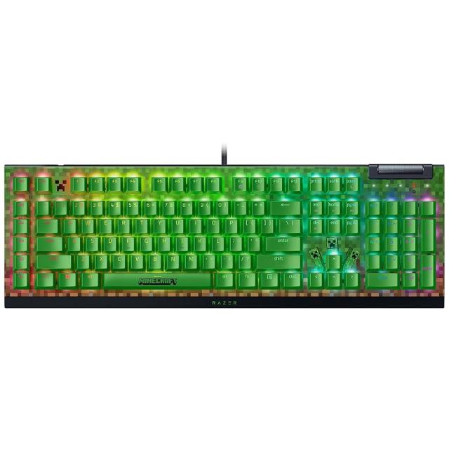 RAZER レイザー Minecraftコラボ ゲーミングキーボード BlackWidow V4 X minecraft Edition 有線 RZ03-04704100-R3M1