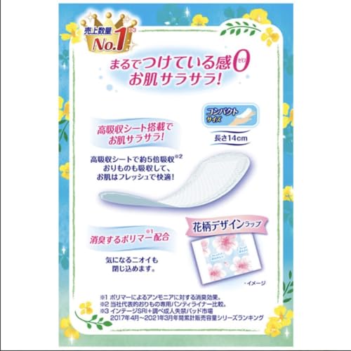 【まとめ買い】チャームナップ 吸水さらフィ パンティライナー コンパクト 3cc 無香料 44枚×6個セット ユニ・チャーム