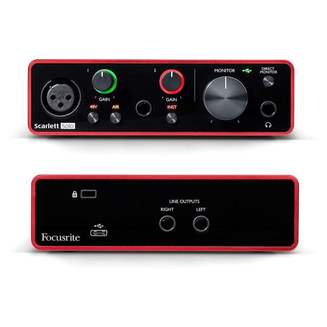 Focusrite フォーカスライト オーディオインターフェイス 2イン/2