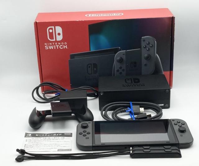 【中古 動作確認済】 Nintendo Switch Joy-Con(L)/(R) グレー