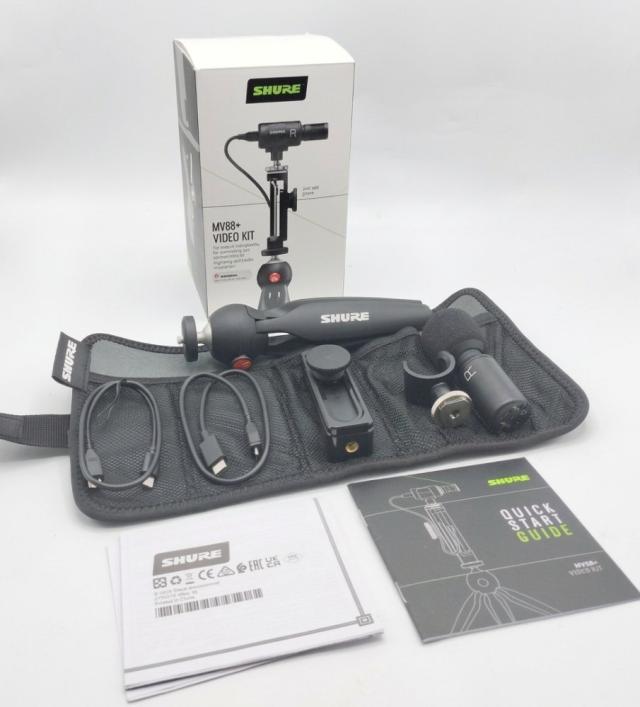 SHURE MV88 コンデンサーマイク、ケースセット SHURE コンデンサー