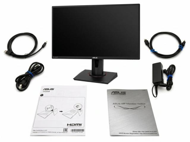 【中古 動作確認済】 ASUSTek ゲーミングモニター TUF Gaming VG259QR 24.5インチ