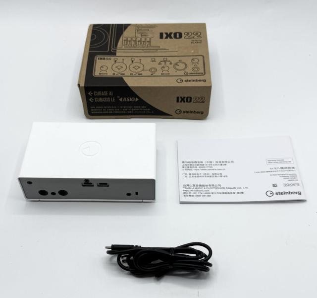 【中古 動作確認済】 スタインバーグ Steinberg USB2.0 オーディオインターフェイス 24bit/192kHz ホワイト IXO22 W