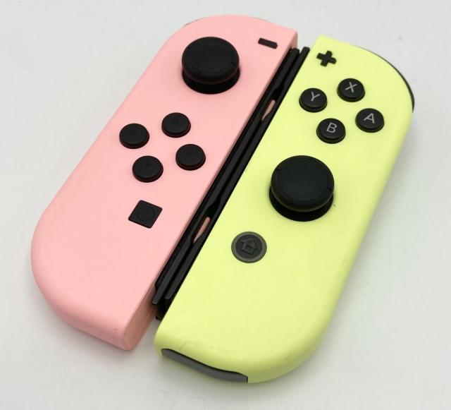 【中古 動作確認済】 Joy-Con(L) パステルピンク/(R) パステルイエロー_1