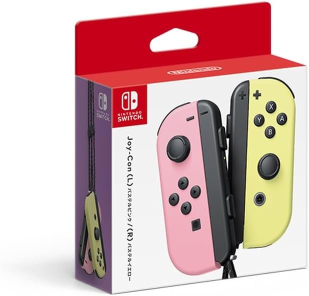 【中古 動作確認済】 Joy-Con(L) パステルピンク/(R) パステルイエロー