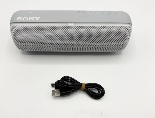 【中古 動作確認済】 ソニー ワイヤレスポータブルスピーカー SRS-XB22 グレー SRS-XB22 H