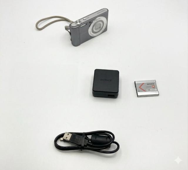【中古 動作確認済】 SONY(ソニー) デジタルカメラ Cyber-shot W810 光学6倍 シルバー DSC-W810-S