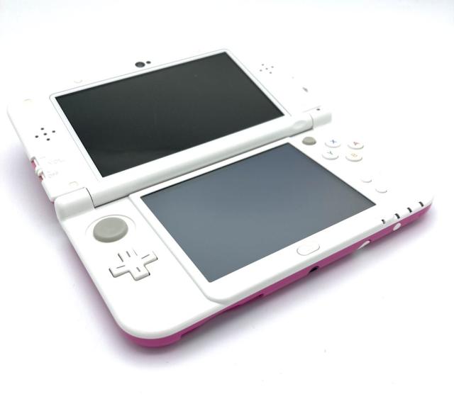 中古 Newニンテンドー3DS LL ピンク×ホワイト_1