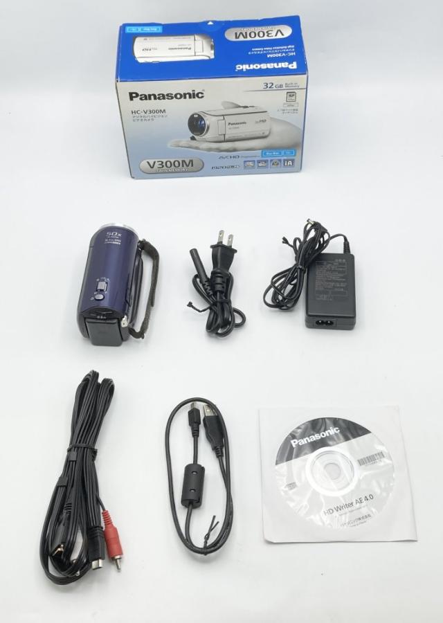 【美品•付属品完備】Panasonic パナソニック HC-V300M ビデオカメラ パナソニック Panasonic HC-V300M ピンク 中古 新品SD
