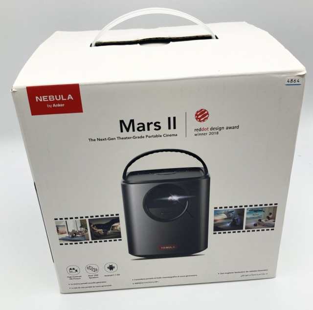 中古 Anker Nebula Mars II（Android搭載モバイルプロジェクター）スピーカー/オートフォーカス機能