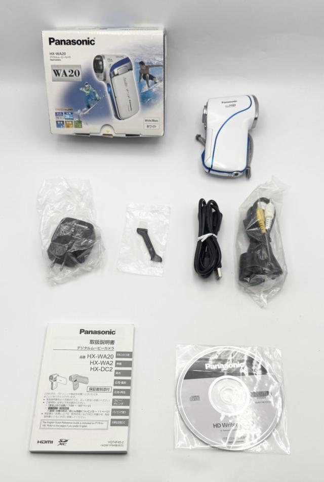 Panasonicデジタルムービー HX-WA20-W防水仕様 ホワイト中古 パナソニック HX-WA20-W [マリンホワイト] 価格比較 - 価格.com