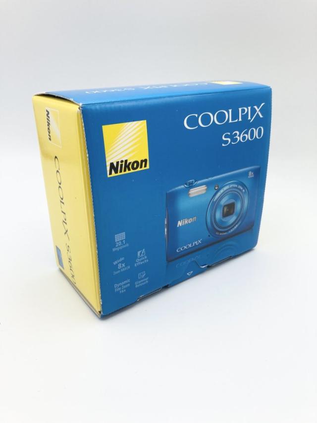Nikon COOLPIX S3600 デジタルカメラ ブルー 動作確認済み Nikon